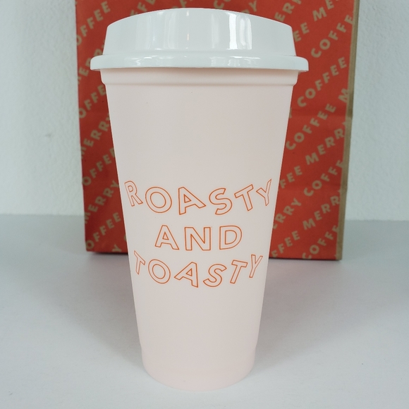 Starbucks Roasty And Toasty Pale Pink 16oz Hot Cup - Picture 2 of 6
